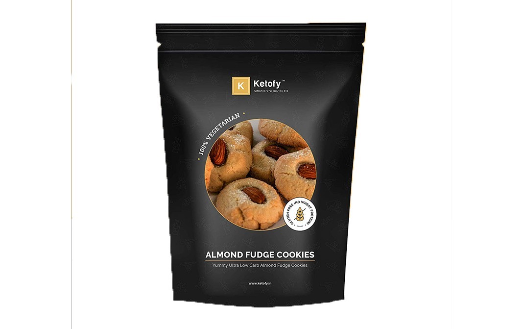 Ketofy Almond Fudge Cookies    Pack  500 grams
